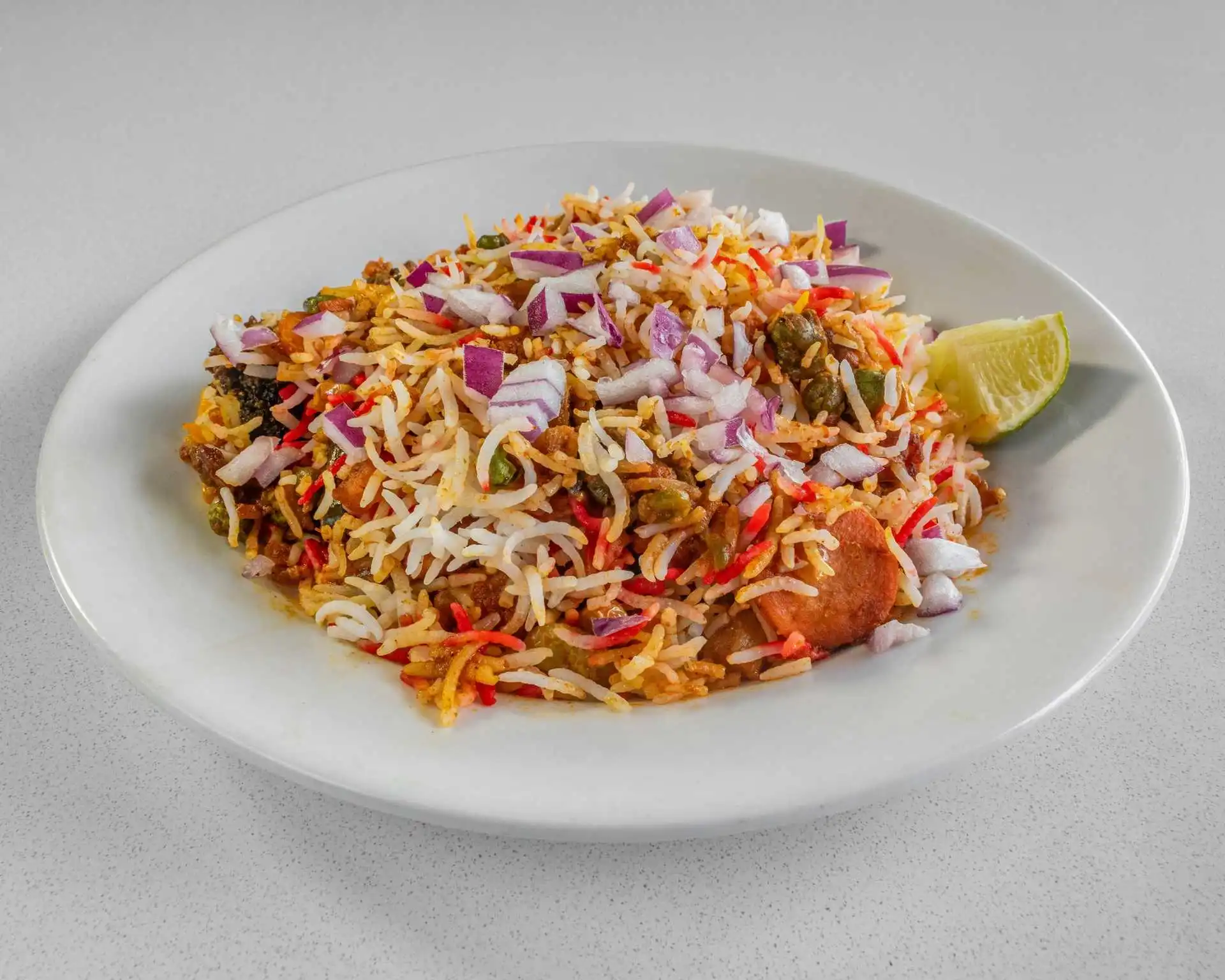 Vegetarian East Indian dish at Nabi Grill Kebab Winnipeg