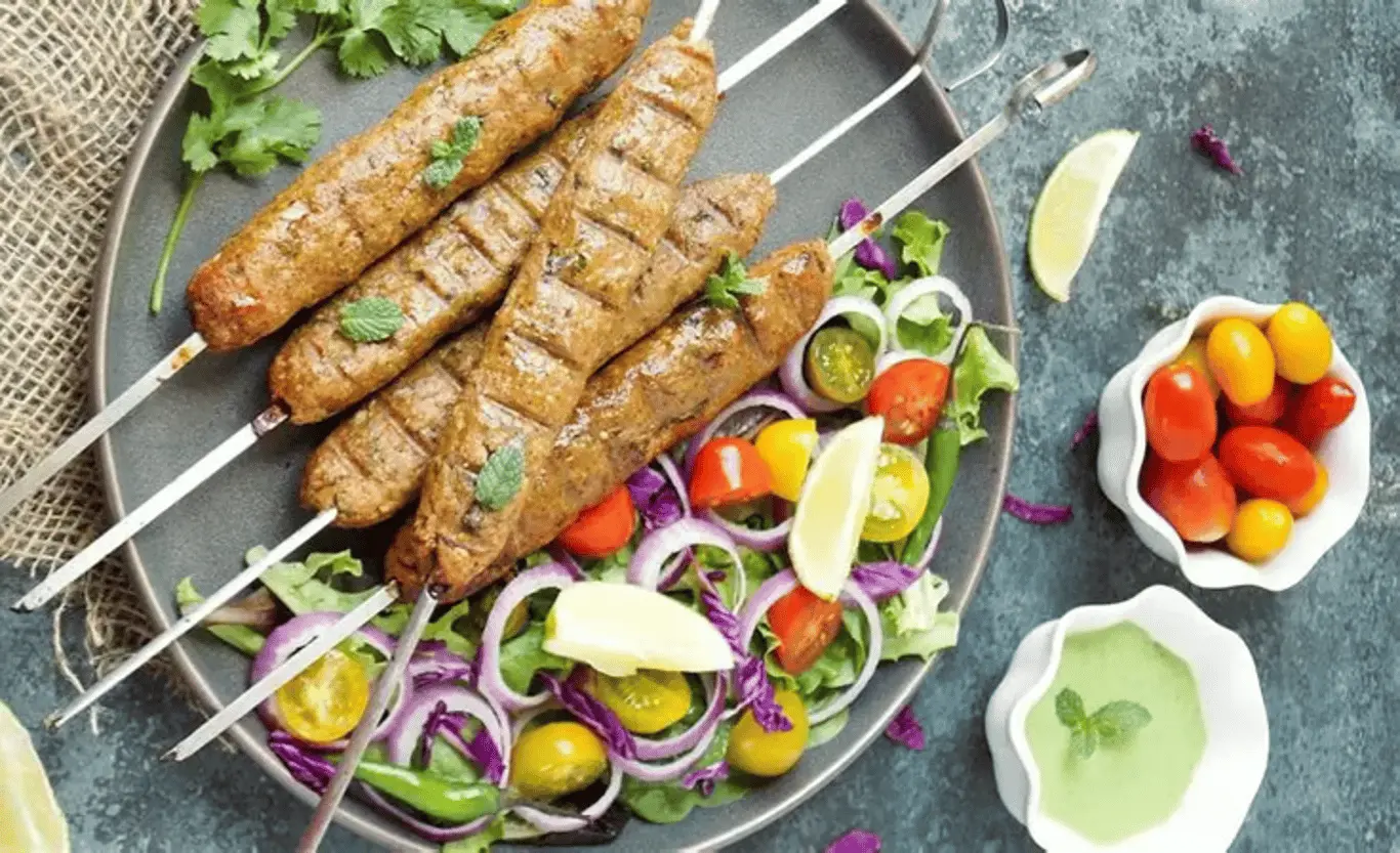 Chicken Seekh Kebab at Nabi Grill Kebab East Indian Restaurant in Winnipeg, MB